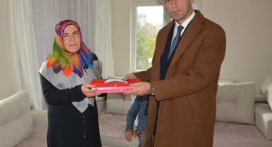 Başsavcı Kapıcı'dan şehit ailesine ziyaret