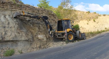 Büyükşehir'den Manavgat yollarında kış mesaisi