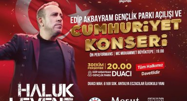 Edip Akbayram Gençlik Parkı açılışı ve Cumhuriyet kutlamalarına 5 noktadan ring hizmeti