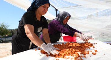 Kadın kooperatiflerinde kış hazırlığı