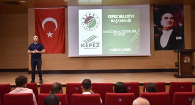 Kepez'den iş güvenliği eğitimi