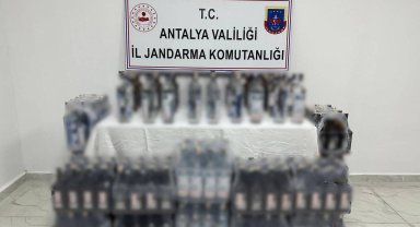 Manavgat'ta kaçak içki operasyonu
