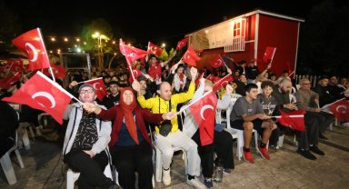 Milli maç heyecanı Dokumapark'ta yaşandı