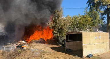 Sera sökümü sırasında çıkan yangın müstakil eve sıçradı