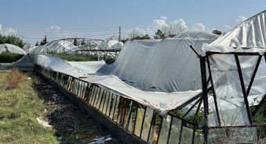 Serik'te hasar tespiti sürüyor