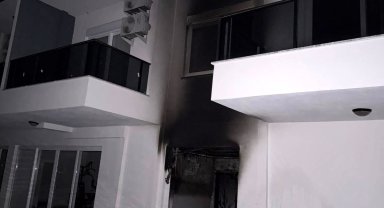 Sitedeki sauna ve hamamda yangın