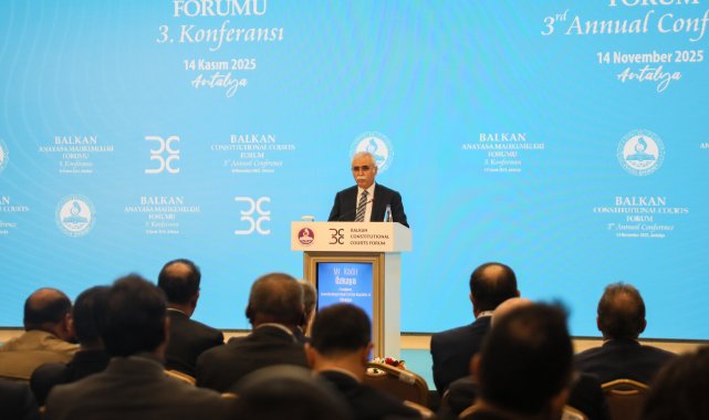 Anayasa Mahkemesi Başkanı Özkaya: Balkanlara özgü bir anayasal dayanışma modeli ortaya çıkacak