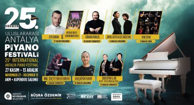 Antalya'nın çeyrek asra ulaşan piyano festivali başlıyor