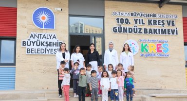 Büyükşehir Kepez Santral Mahallesi 100. Yıl Kreşi açıldı