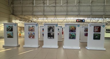 Fraport TAV Antalya Airport'ta 'OvooArt Air Space Antalya' sergisi