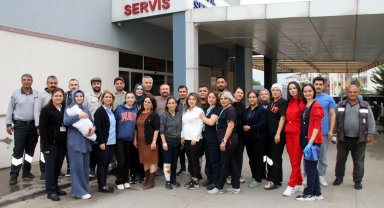 Hastanedeki tatbikat gerçeğini aratmadı