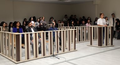 Hukuk öğrencilerinden gerçeğini aratmayan duruşma