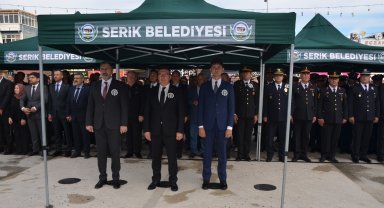 Serik'te 10 Kasım töreni