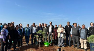 Serik'te fidanlar toprakla buluştu