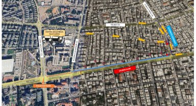 100. Yıl Bulvarı'nda asfalt çalışması