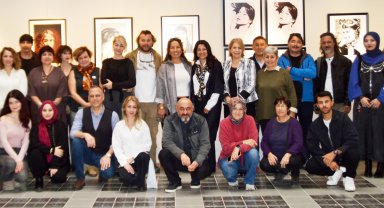 Antalya'da genç sanatçılardan baskı sergisi