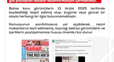 DMM'den 'Karadeniz'de Türk gemisi vuruldu' iddiasına ilişkin açıklama