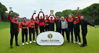 Fikret Öztürk Kulüplerarası Golf Turnuvası'nda şampiyon Kemer Golf Kulübü