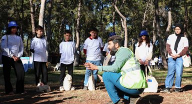 Orman ekosisteminde atıkların tehlikesi uygulamalı gösterildi