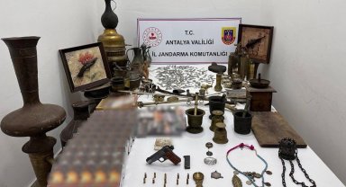 Kepez'de tarihi eser operasyonu