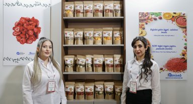 Kurutma tesisinde üretilen ürünler fuarda tanıtıldı