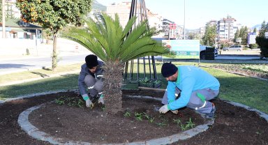 Park ve bahçelerde kış çalışmaları