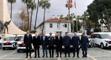 Alanya'da polis ve jandarmaya 15 araç