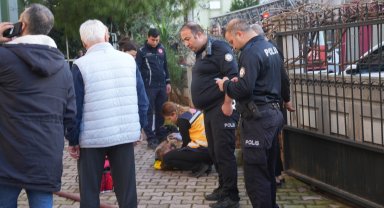 Dairede çıkan yangında 1 kişi yaralandı