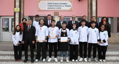 Gastronomi yarışmasında ikinci oldular