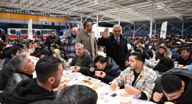 İftar sofrası Tekirova'da kuruldu