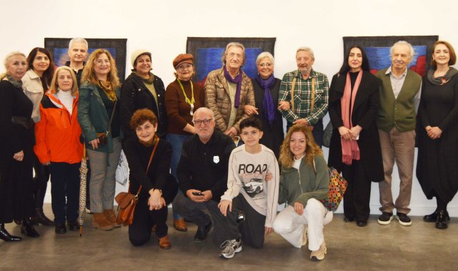 Keçe eserlerini sergiledi