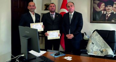 Korkuteli Tapu Müdürlüğü personeline başarı belgesi