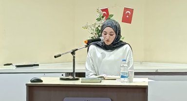 Kur'an-ı Kerim okuma yarışmasında birinci oldu