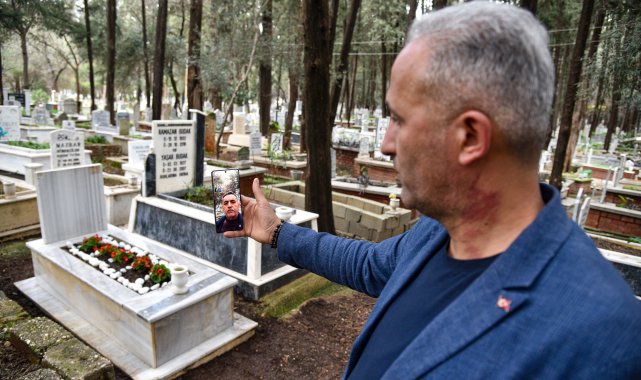 Sevgililer Günü'nde, çiçekle süsletilen mezara dijital ziyaret