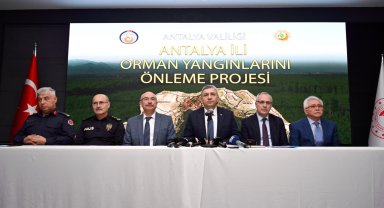 Antalya'da yangın önleme projesi