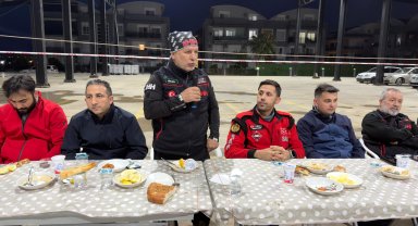 Arama kurtarma gönülleri iftarda bir araya geldi