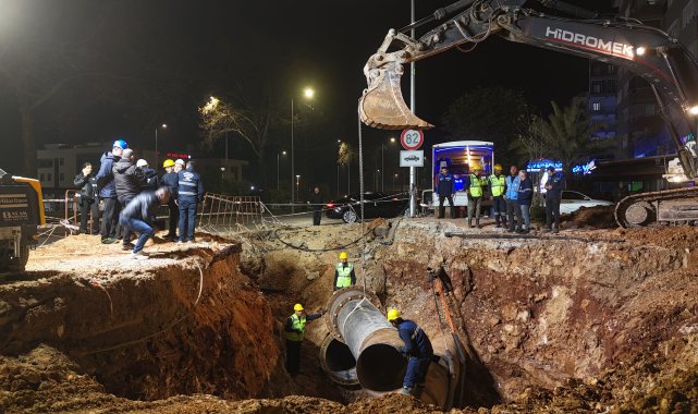 ASAT'tan Duraliler 1 Ana İsale Hattı'nda yoğun mesai