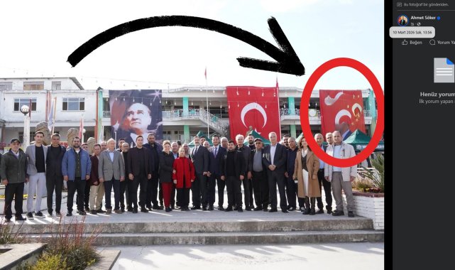CHP ilçe başkanına poster tepkisi