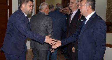 Serik'te protokol bayramlaşması yapıldı