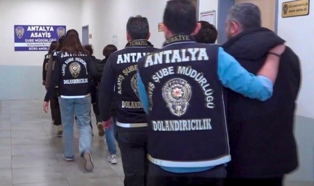 Antalya merkezli dolandırıcılık operasyonu: 3 tutuklu