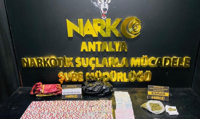 Antalya'da narkotik operasyonu: 22 tutuklu