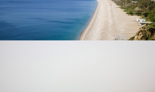 Antalya'yı çöl tozu bulutu kapladı