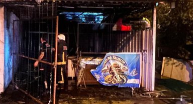 Balıkçı yangında kül oldu