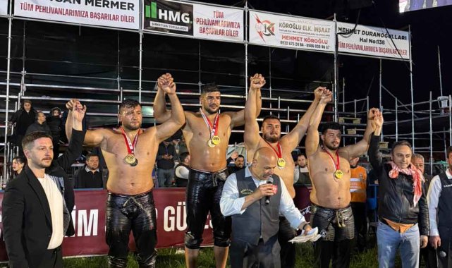 Belediye güreşçisinden üçüncülük