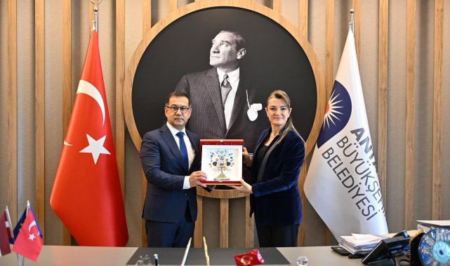 Büyükşehir'e Letonya Büyükelçisi'nden ziyaret