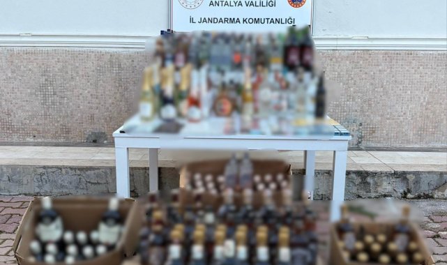 Kepez'de kaçak alkol operasyonu