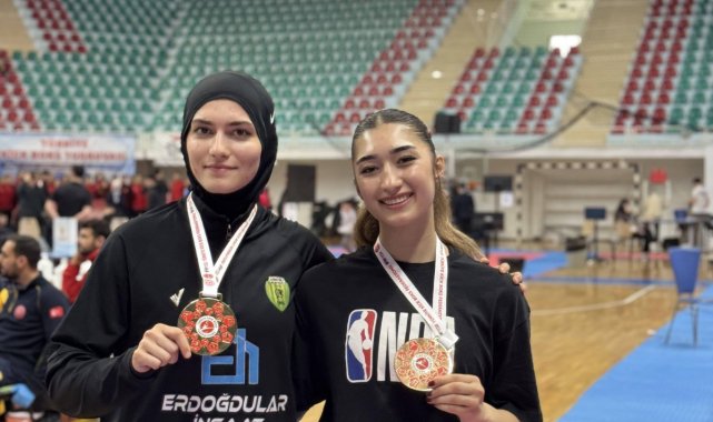 Kız kardeşler Türkiye şampiyonu oldu