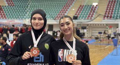 Kız kardeşler Türkiye şampiyonu oldu
