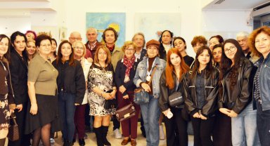 Öğretmenin sergi heyecanı