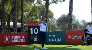 Turkish Airlines Open Golf Turnuvası'nda yıldızlar sahaya çıktı